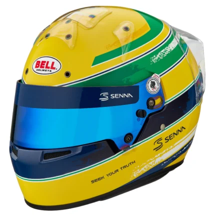 Bell KC7-CMR Kart Helmet - Ayrton Senna +Free HP Helmet Bag
