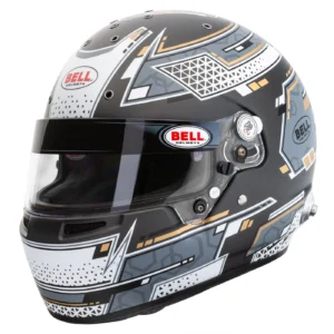 Bell RS7 PRO Stamina Grey Racing Helmet - Snell SA2020 - FIA8859